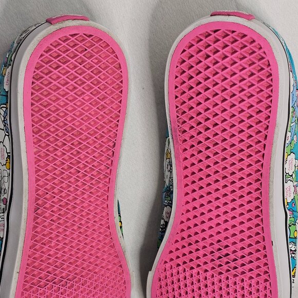 Vans Hello Kitty Sanrio Multicolor Print Sneakers Shoes Womens Size 8- Mens 6.5 - Picture 11 of 13